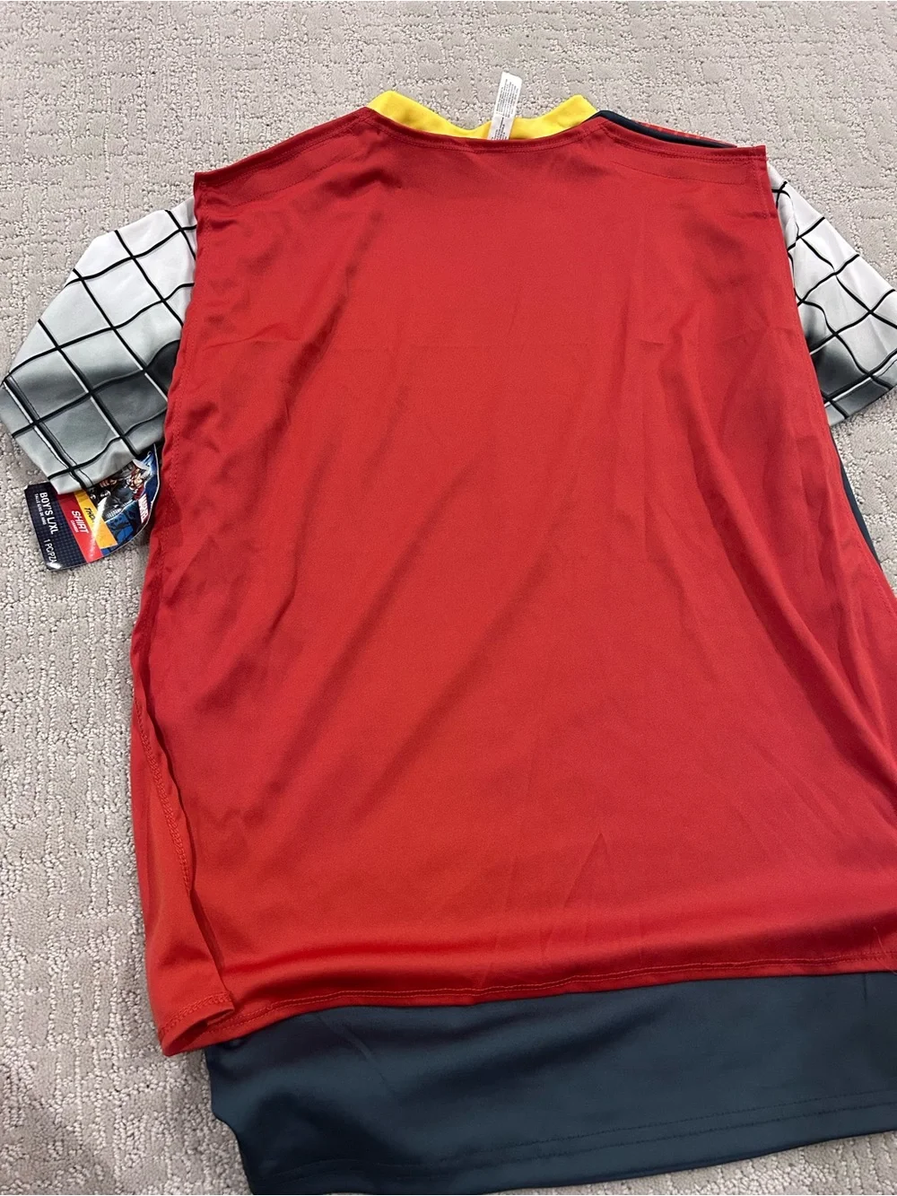 Marvel Thor Kids Costume Tunic with Red Cape - Blue/Red/Yellow/Silver